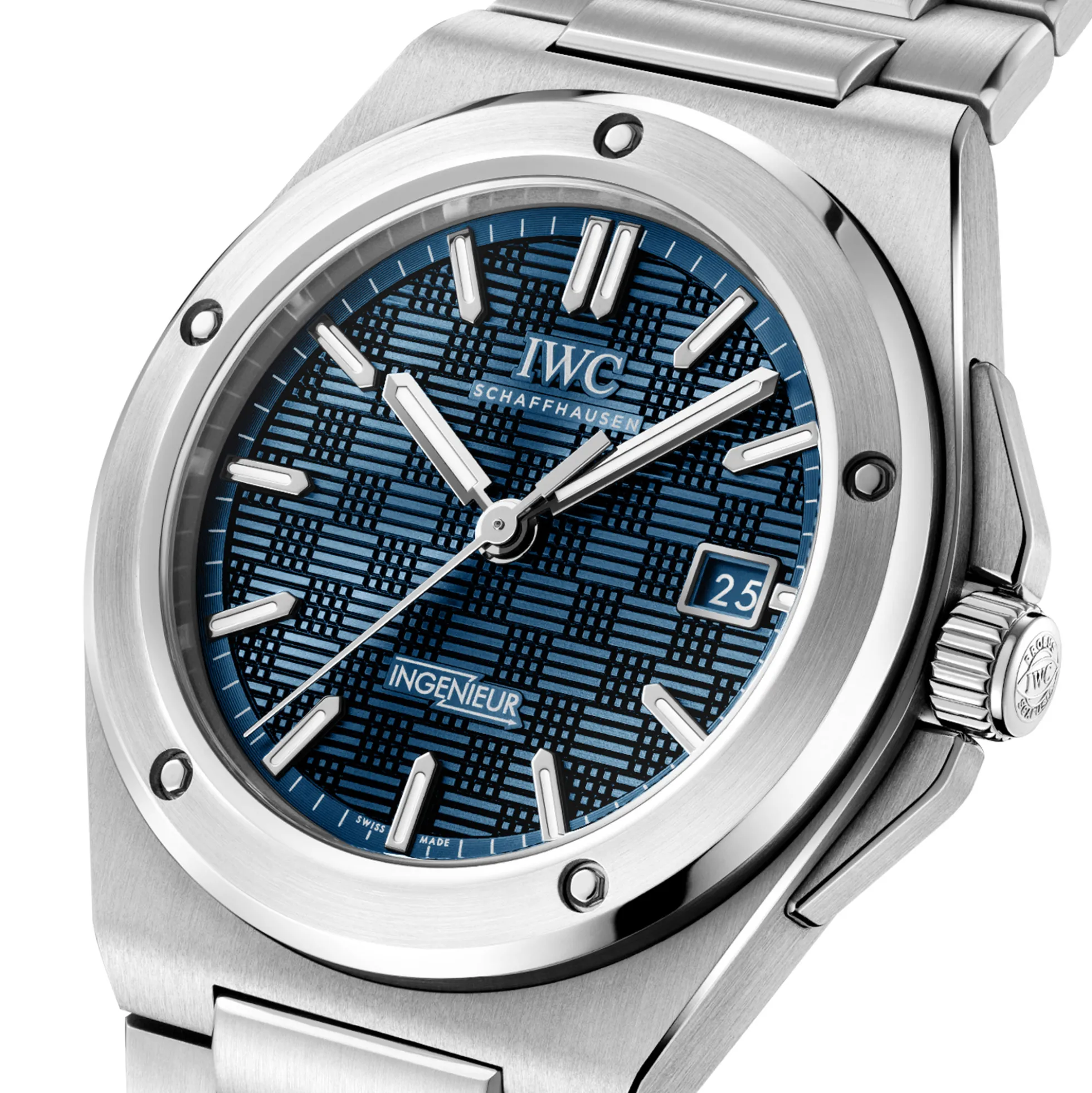 IWC Ingenieur Automatic 40 Blue Dial Watch, 40mm