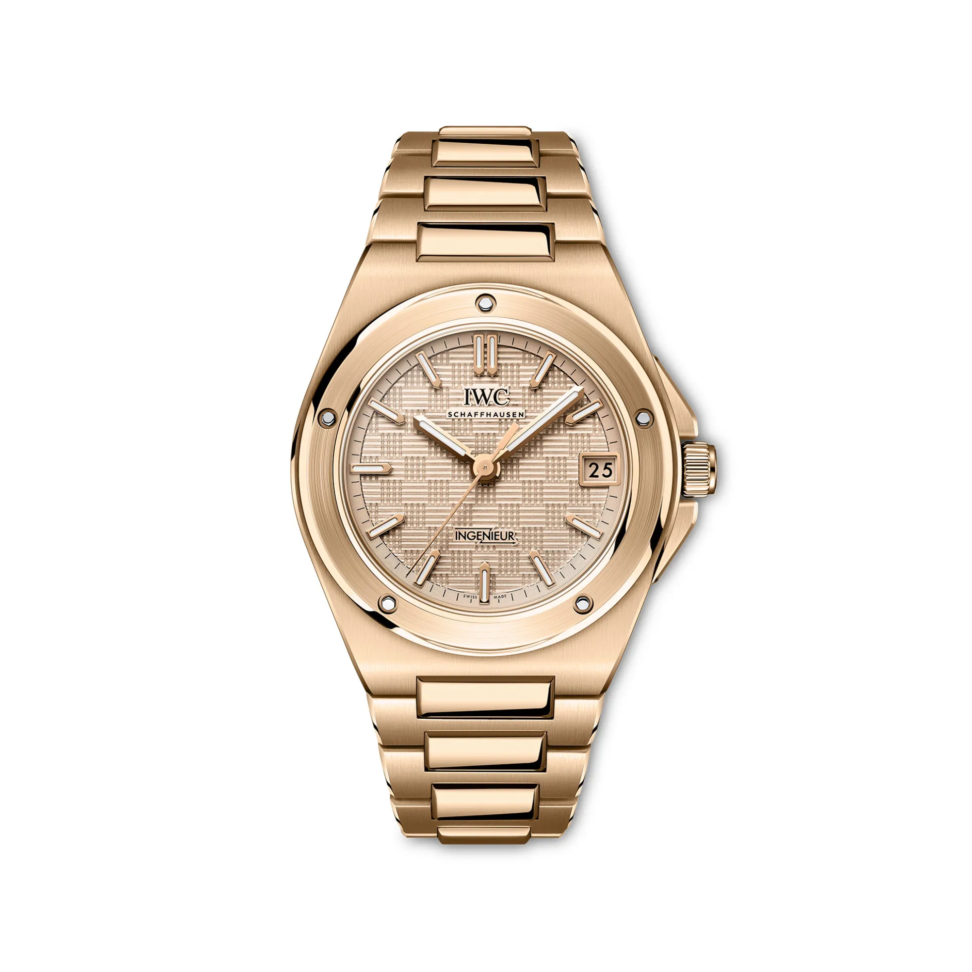 IWC Ingenieur Automatic Gold Dial Watch, 35.1mm