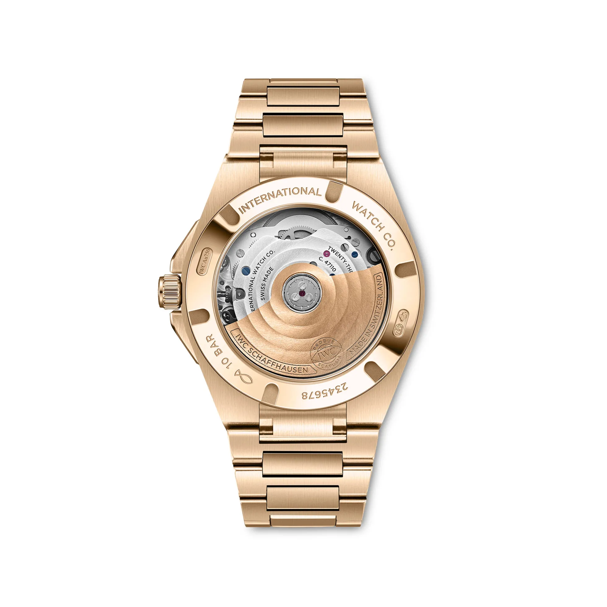 IWC Ingenieur Automatic Gold Dial Watch, 35.1mm
