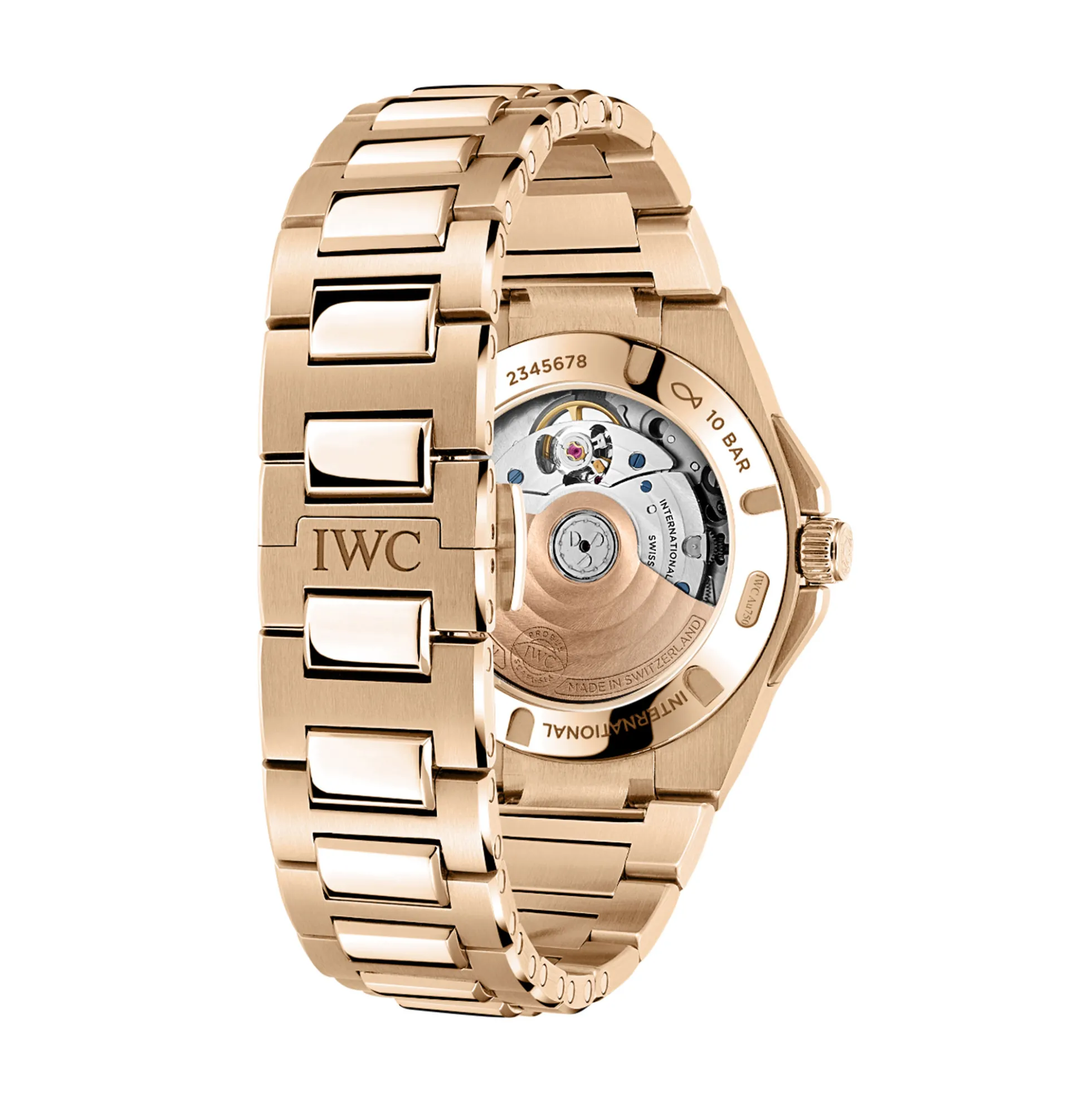 IWC Ingenieur Automatic Gold Dial Watch, 35.1mm