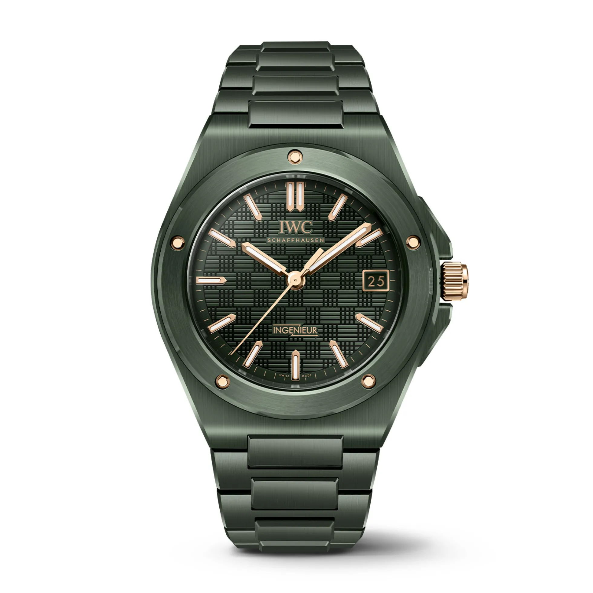IWC Ingenieur Automatic Green Dial Watch, 42mm