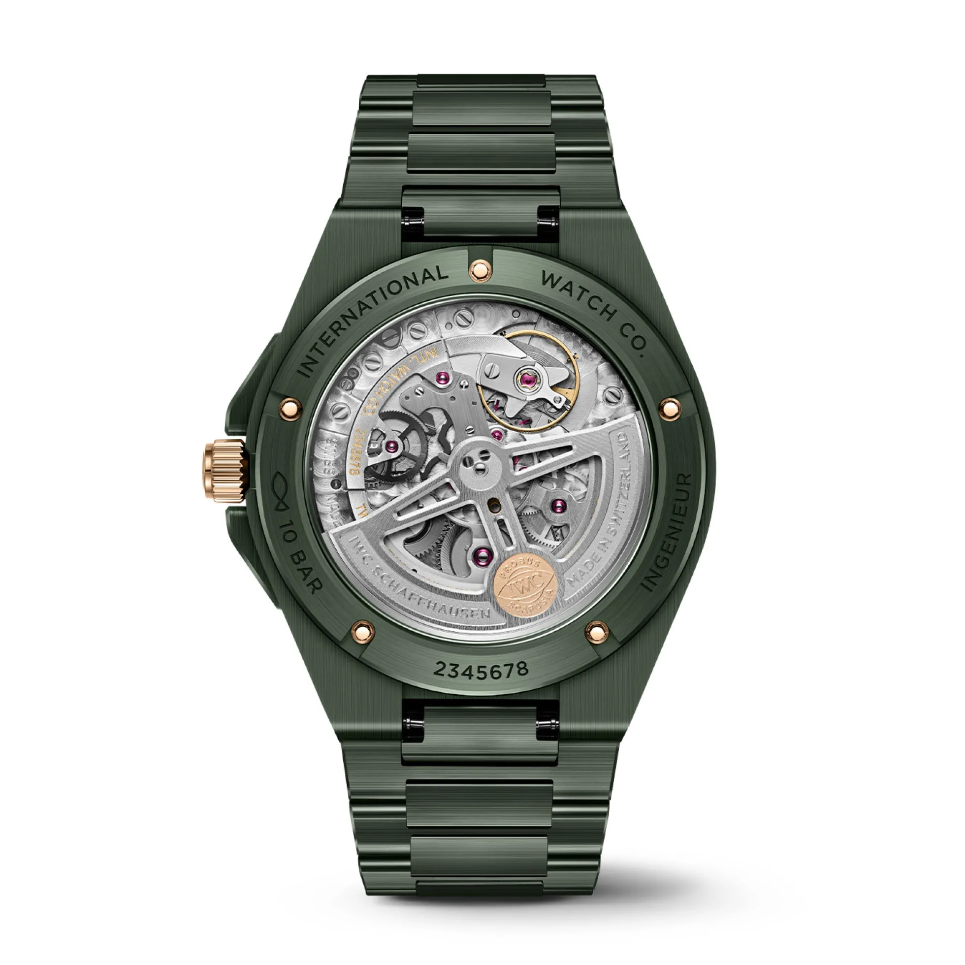 IWC Ingenieur Automatic Green Dial Watch, 42mm