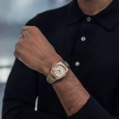IWC Ingenieur Automatic 35 Rose Gold Dial Watch, 35mm