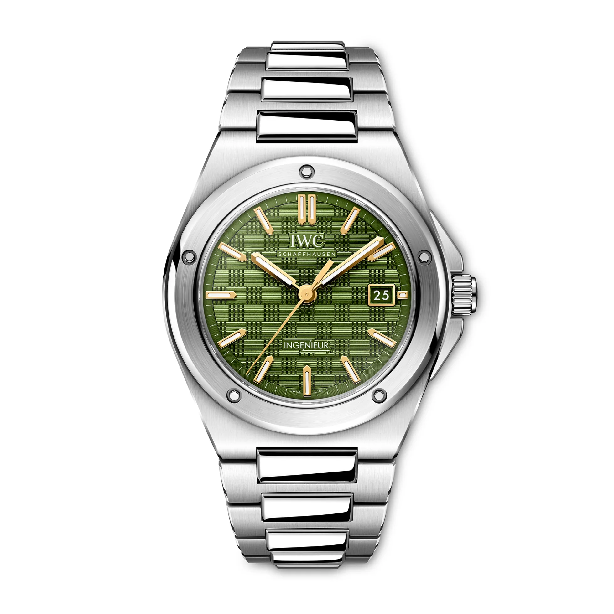 IWC Ingenieur Green Dial Watch, 40mm
