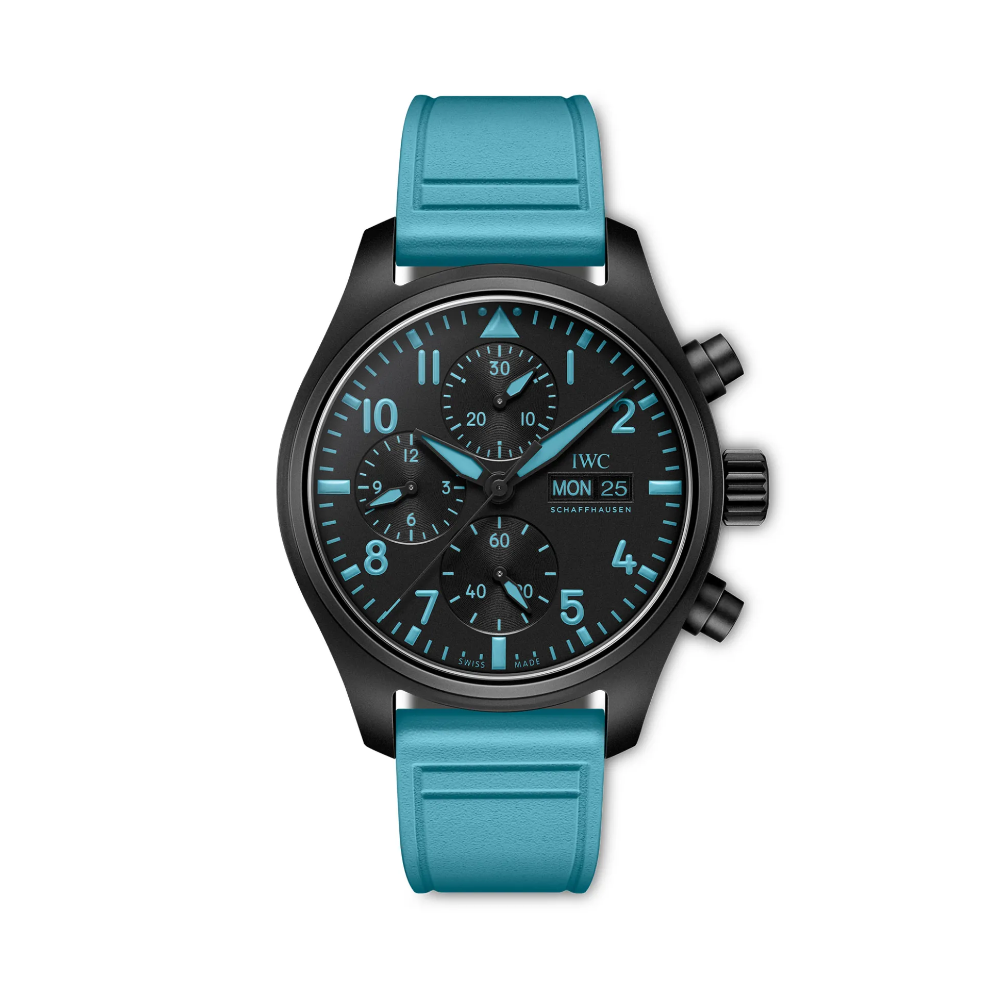IWC Pilot's Watch Chronograph 41 George Russell Black Dial Watch, 41.9mm
