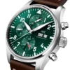 IWC Pilot's Watch Chronograph Green Dial Watch, 43mm