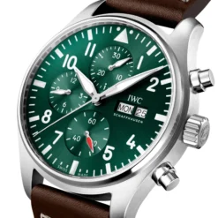 IWC Pilot's Watch Chronograph Green Dial Watch, 43mm