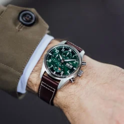 IWC Pilot’s Watch Chronograph 41 Green Dial Watch, 41mm