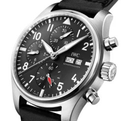 IWC Pilot’s Watch Chronograph Black Dial Watch, 41mm