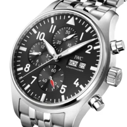 IWC Pilot’s Watch Chronograph Black Dial Watch, 43mm