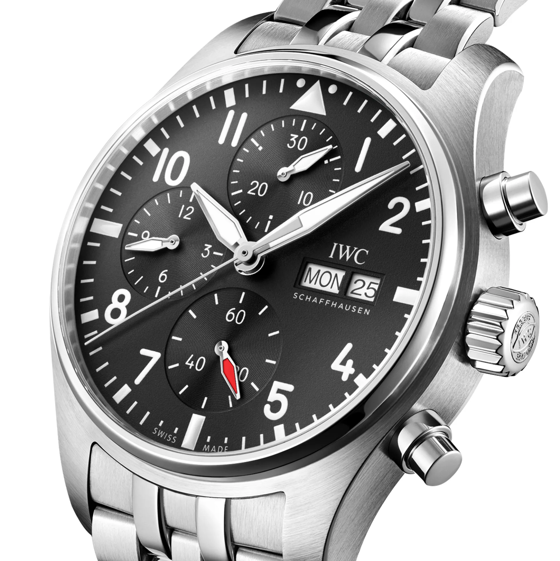 IWC Pilot’s Watch Chronograph Black Dial Watch, 41mm