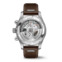 IWC Pilot's Watch 41 Green Dial Leather Chronograph, 41mm