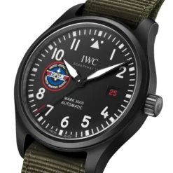 IWC Pilot’s Watch Mark XVIII Top Gun Edition “SFTI” Black Dial Watch, 41mm