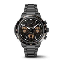 IWC Pilot’s Watch Performance Chronograph Perpetual Calendar Digital Date-Month Black Dial Watch, 43mm