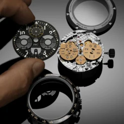 IWC Pilot’s Watch Performance Chronograph Perpetual Calendar Digital Date-Month Black Dial Watch, 43mm