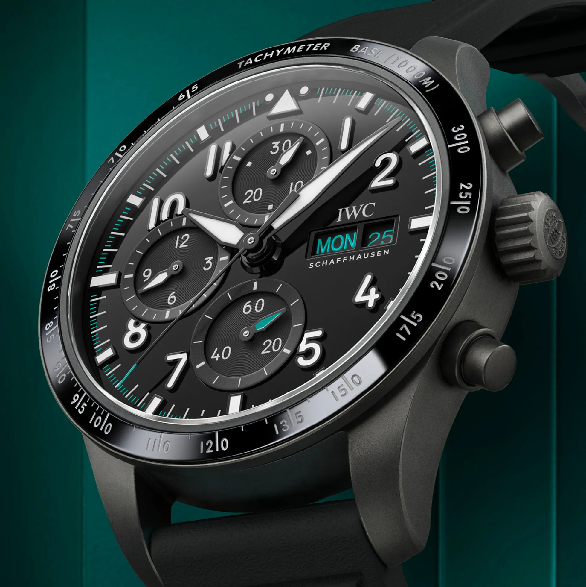 IWC Pilot’s Watch Performance Chronograph 41 Mercedes-AMG PETRONAS Formula One™ Team Black Dial Watch, 41mm