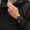 IWC Pilot's Watch Timezoner TOP GUN Ceratanium Black Dial Watch, 46mm