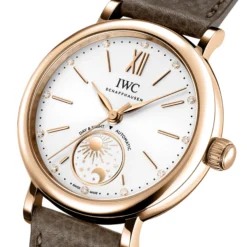 IWC Portofino Automatic Day & Night 34 Silver Dial Watch, 34mm