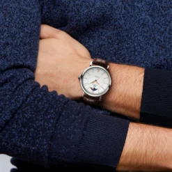 IWC Portofino Automatic Moon Phase Silver Dial Watch, 41mm