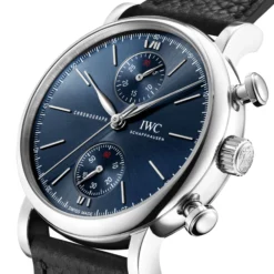 IWC Portofino Chronograph 39 Edition “Laureus Sport For Good” Blue Dial Watch, 39mm