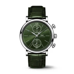 IWC Portofino Chronograph Green Dial Watch, 39mm