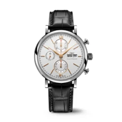 IWC Portofino Chronograph Silver Plated Dial Watch, 42mm