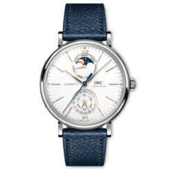 IWC Portofino Complete Calendar Silver Dial Watch, 41mm