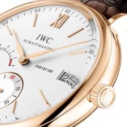 IWC Portofino Hand-Wound Eight Days White Dial Watch, 45mm