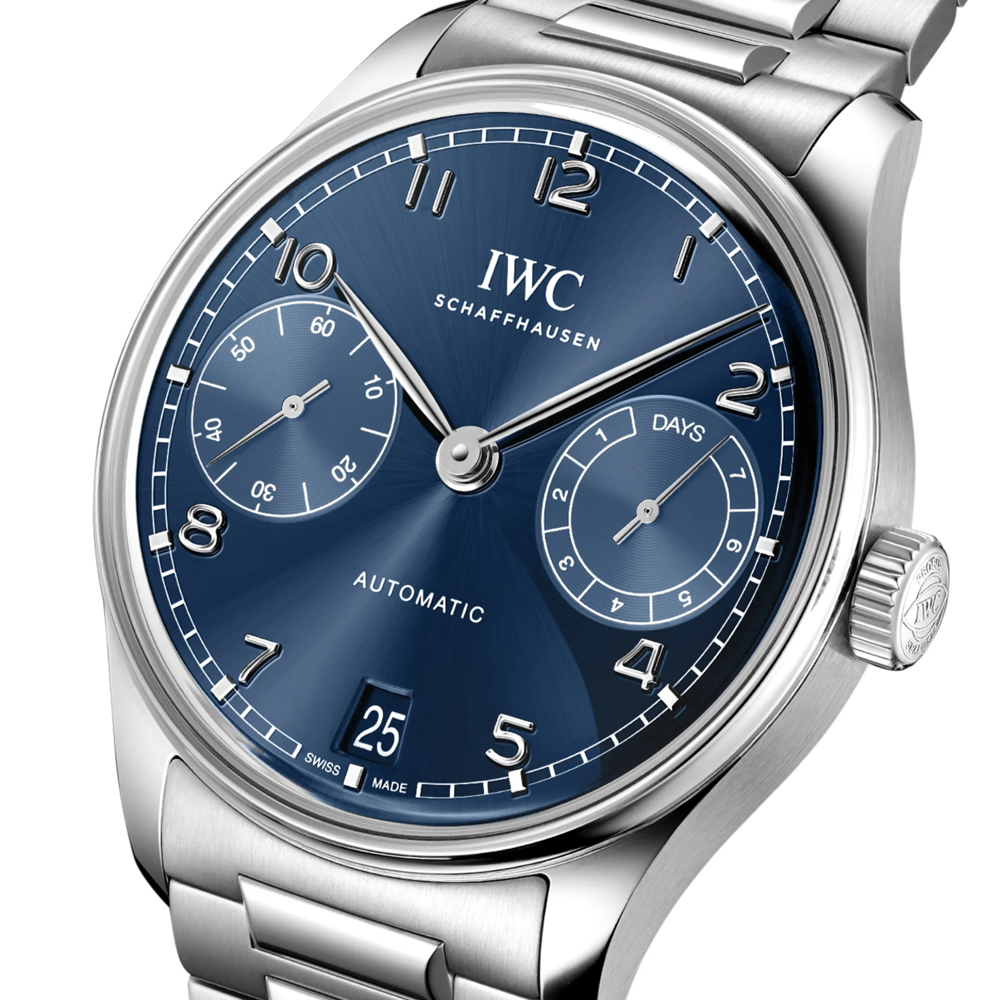 IWC Portugieser Automatic Blue Dial Watch, 42.4mm
