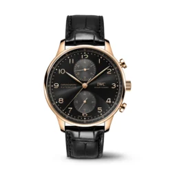 IWC Portugieser Chronograph Black Dial Watch, 41mm