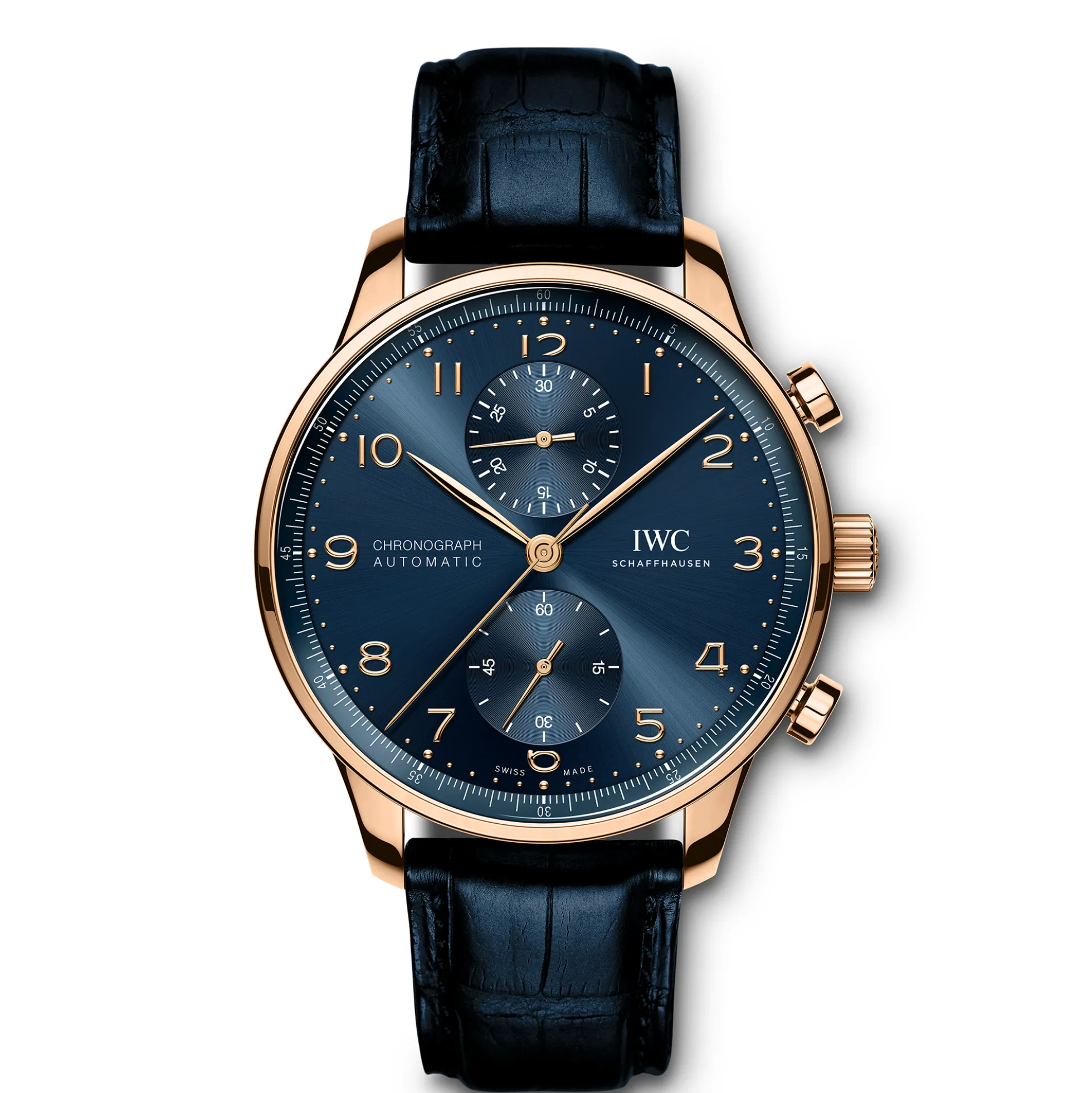 IWC Portugieser Chronograph Blue Dial Watch, 41mm