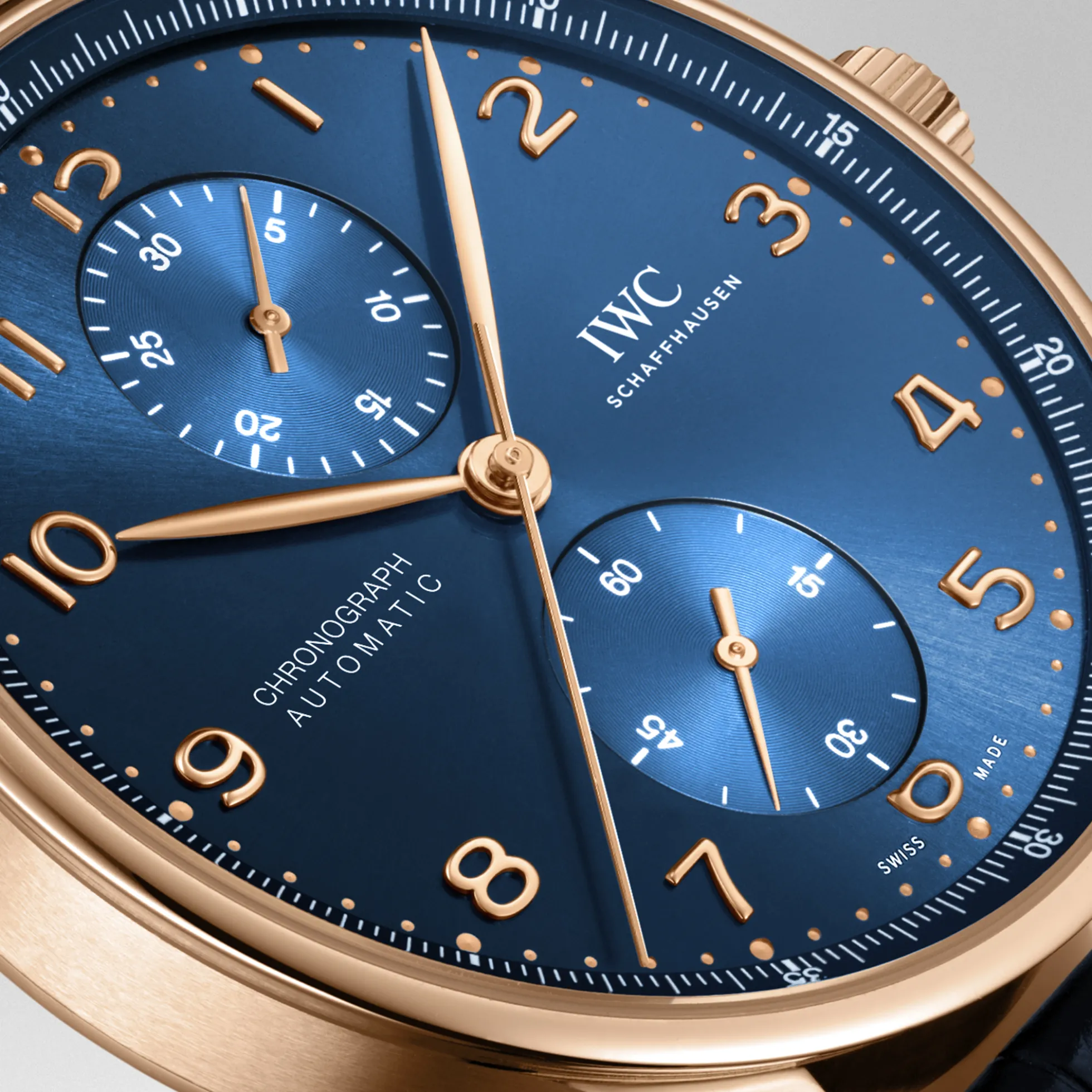IWC Portugieser Chronograph Blue Dial Watch, 41mm