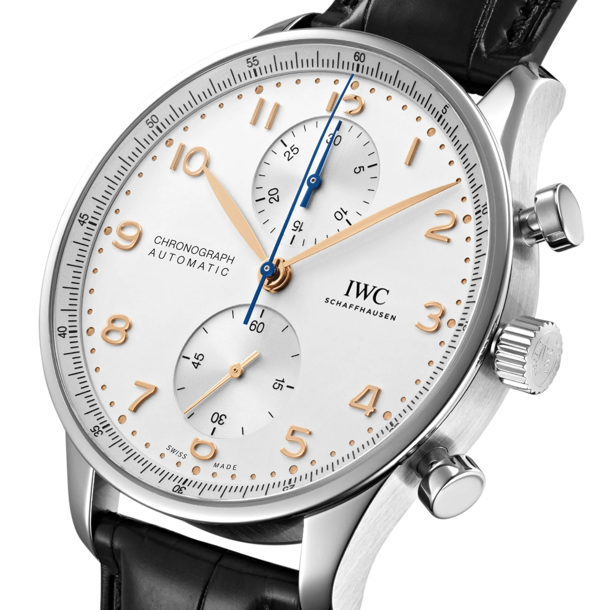 IWC Portugieser Chronograph Silver Dial Watch, 41mm