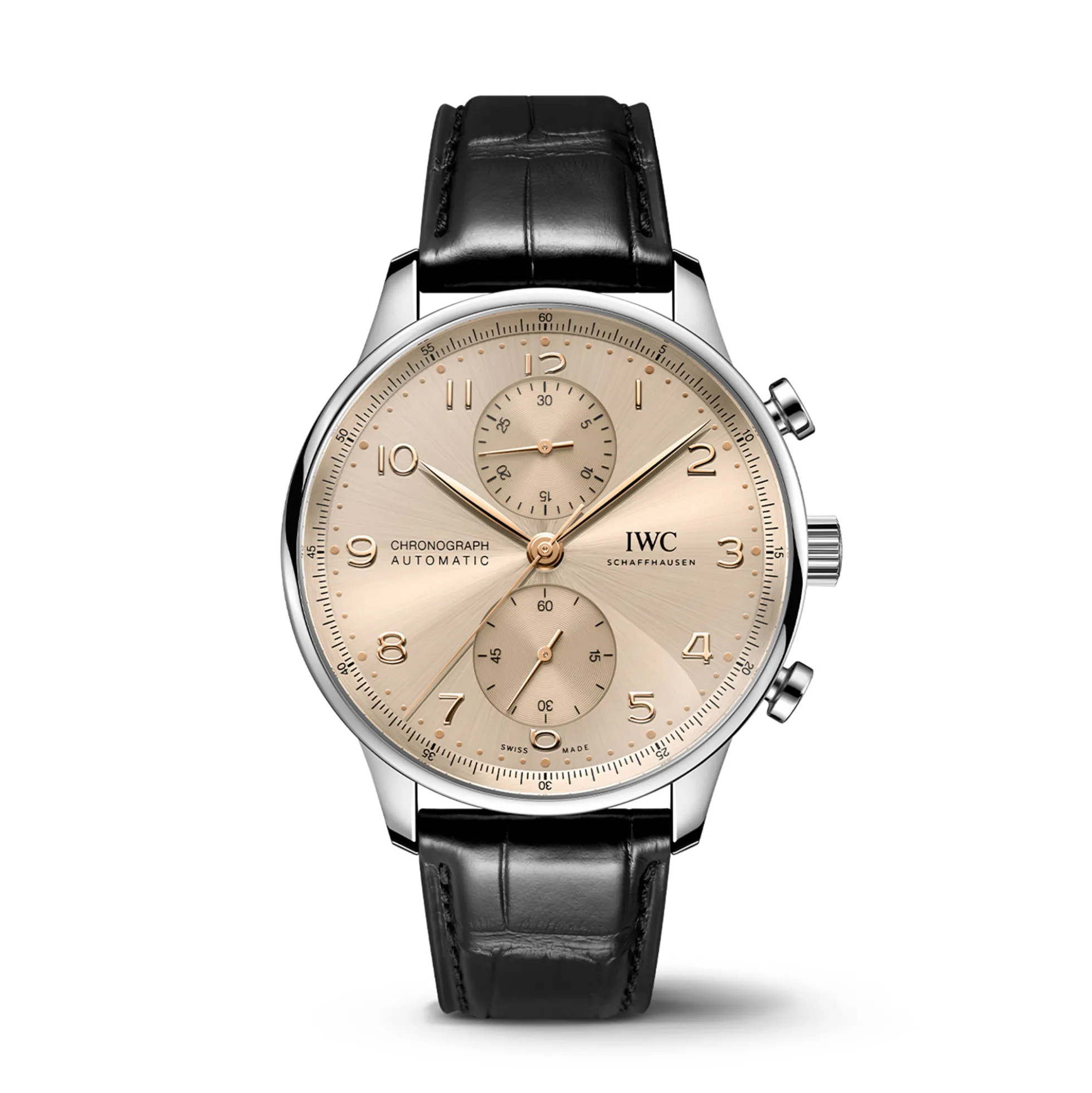 IWC Portugieser Chronograph Beige Dial Watch, 41mm