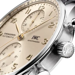 IWC Portugieser Chronograph Beige Dial Watch, 41mm