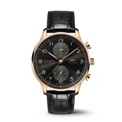 IWC Portugieser Chronograph Black Dial Watch, 41mm