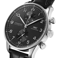 IWC Portugieser Chronograph Black Dial Watch, 41mm