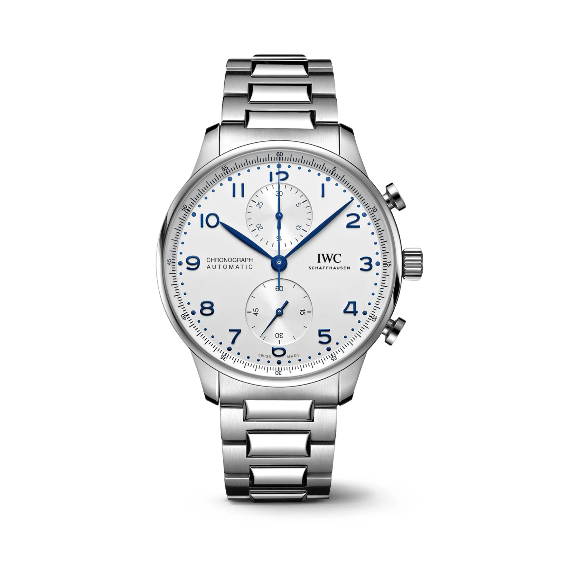 IWC Portugieser Chronograph Silver Dial Watch, 41mm