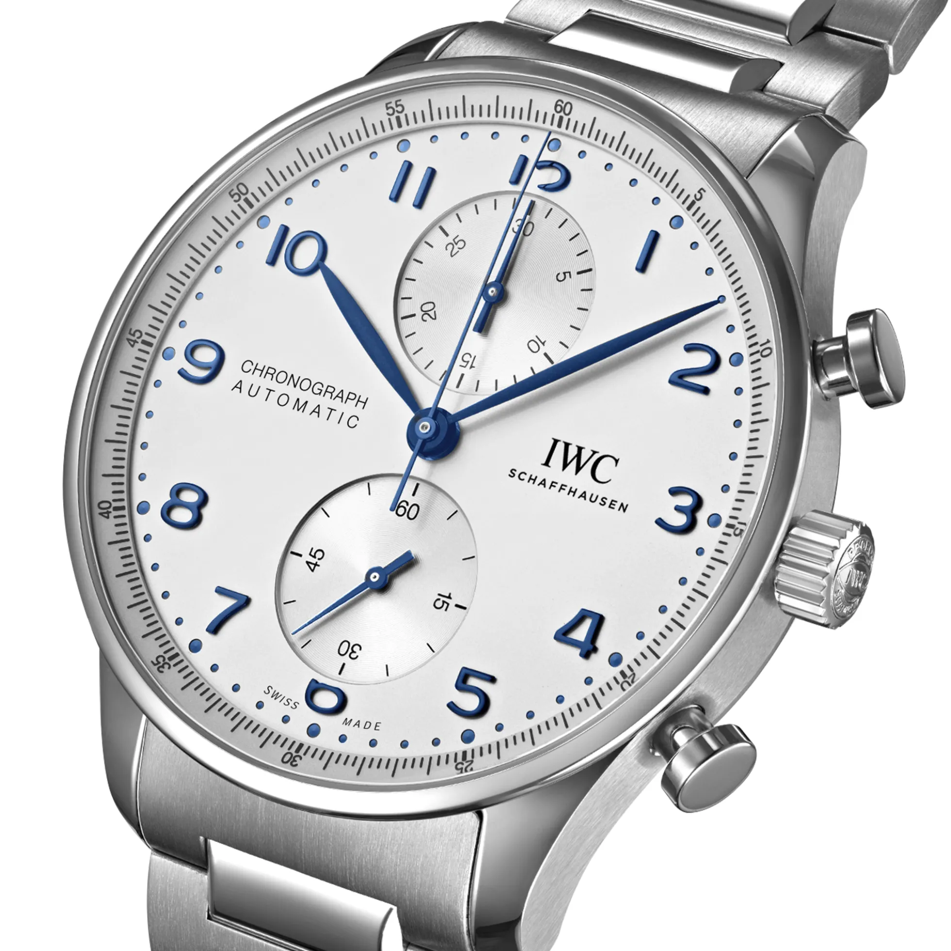 IWC Portugieser Chronograph Silver Dial Watch, 41mm
