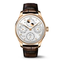 IWC Portugieser Perpetual Calendar 44 Silver Dial Watch, 44.4mm