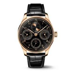 IWC Portugieser Perpetual Calendar 44 Black Dial Watch, 44.4mm