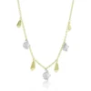 Jade Trau for Ben Bridge Signature Diamond Station Necklace 18K