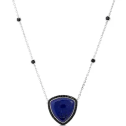 Lapis Lazuli & Black Sapphire Necklace
