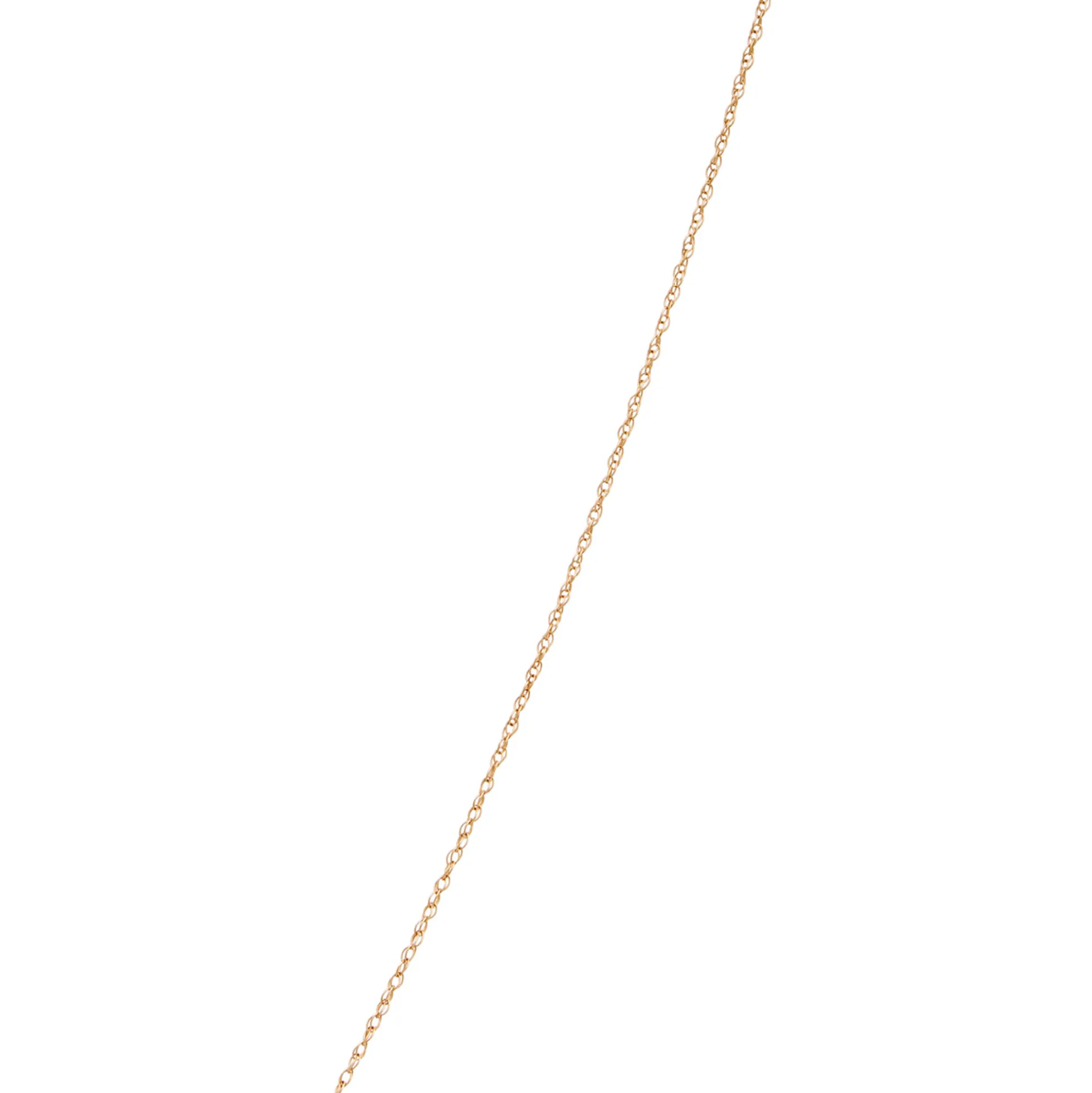 Linear Frame Diamond Pendant, 14k Two-Tone