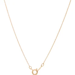 Linear Frame Diamond Pendant, 14k Two-Tone