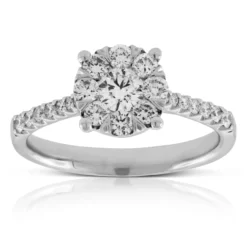 Love Eternal Diamond Engagement Ring 14K