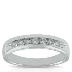 Men's Channel Set Diamond Band 14K, 1/2 ctw.
