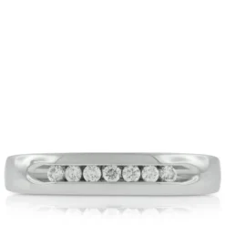 Men's Diamond Wedding Band 14K, 1/5 ctw.