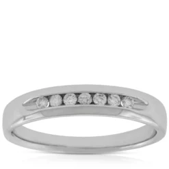 Men's Diamond Wedding Band 14K, 1/5 ctw.