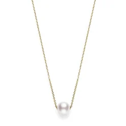 Mikimoto Akoya Cultured Pearl Necklace 8mm, A+, 18K